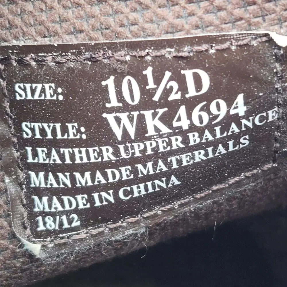 Justin’s Stampede Installer Work Boot Men Size 10.5 D WK4694